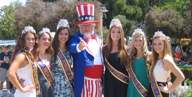 Miss Poway and Court