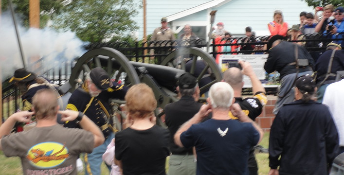 Cannon Firing, Veteran's Day 2014