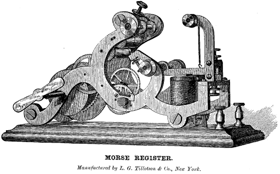 Engraving of Morse Register