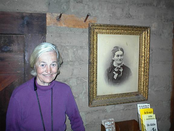 Mom and portrait of
Sarah Ide